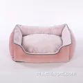 Lisi Velvet Bahan Katil anjing peliharaan lembut